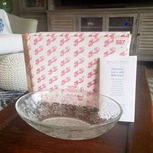 Princess House Fantasia oval bowl